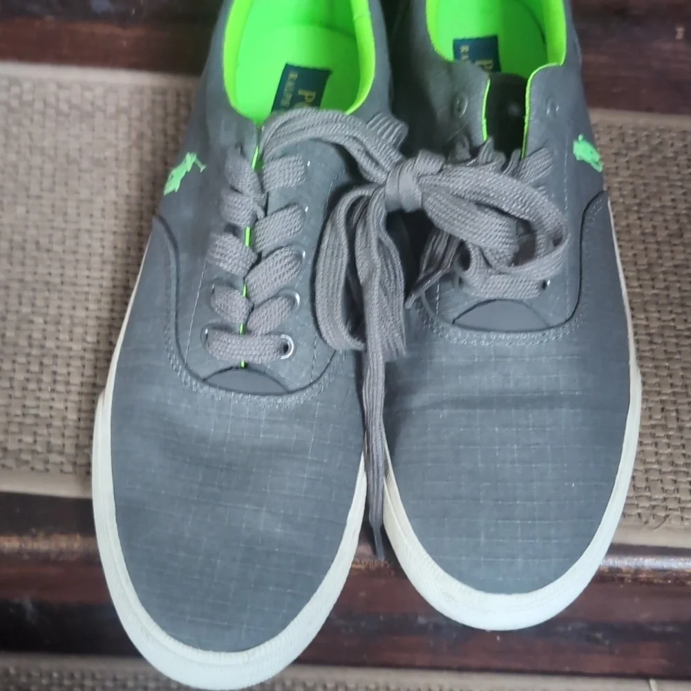 Polo Ralph Lauren Vaughn Matte Ripstop Sneakers Men's Size 10-D